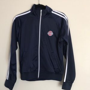 Vintage Navy blue Adidas Detroit Pistons track jacket